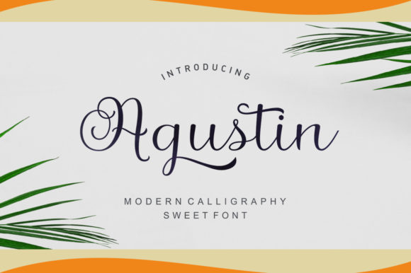 Agustin Script: Modern Handwritten Fonts for Editorial Design