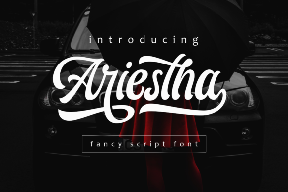 Ariestha Script Typeface for Modern Brand Identity Design