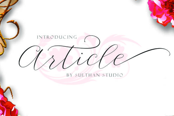 Article Script: A Modern Handwritten Font for Elegant Craft Designs