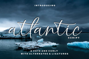 Atlantic Script: A Vintage Yet Clean Typeface for Handmade Branding