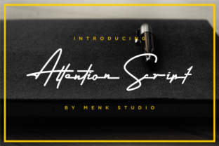 Attention Script: A Modern Handwritten Font for Elegant Campaign Design
