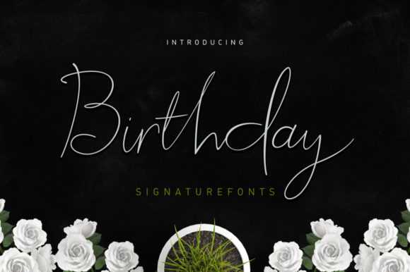 Birthday Script Font Review: A Modern Handwritten Choice
