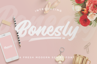 Bonesly Script: The Handwritten Font for Authentic Brand Identity