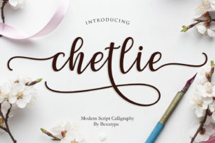 Chetlie Script Typeface Review for Crafters