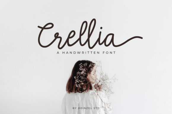 Crellia Script Typeface for Campaign Visuals