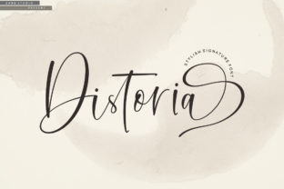 Distoria Script: The Elegant Typeface for Editorial Design