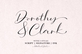 Dorothy Clark Script: The Stylish Typeface for Bold Brand Identity