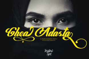 Ghea Adasta Script: A Trendy Handwritten Typeface for Crafters