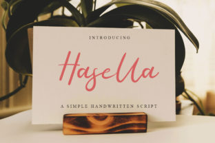 Hasella Script: The Elegant Handwritten Typeface for Modern Crafters
