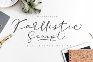 Karllistic Script: An Elegant Handwritten Typeface for Premium Branding
