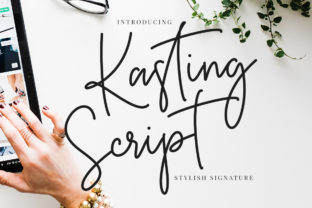 Kasting Script: A Stylish Handwritten Font for Editorial Design