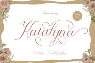 Katalyna Script Review: Elegant Calligraphy for Luxury Branding