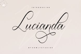 Lucianda Script: Elevating Editorial Design with Elegant Calligraphy