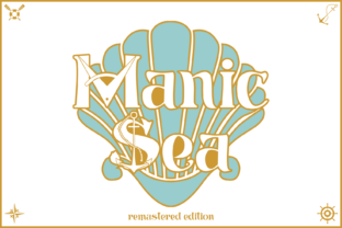 ManicSea: The Ultimate Decorative Font for Nautical Branding