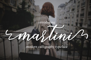 Martini Script Typeface for Elegant Craft Projects