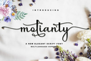 Molianty Script: The Romantic Typeface for Polished Brand Identity