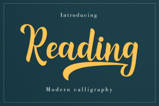 Reading Script Typeface for Authentic Brand Identity Design