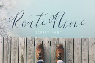 Rout Nine Script: A Handwritten Typeface for Elegant Branding