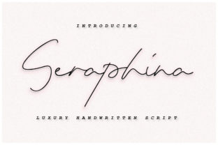 Seraphina Script: A Luxurious Signature Typeface for Modern Web Design