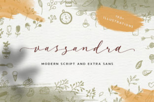 Vassandra Script: A Modern Handwritten Typeface for Editorial Design
